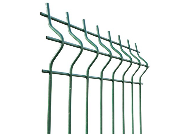 Geschweißtes Zaunfeld 3D ZnPVC 2500x1530x5mm grün